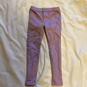 Gap metallic purple high rise jeggings size 7